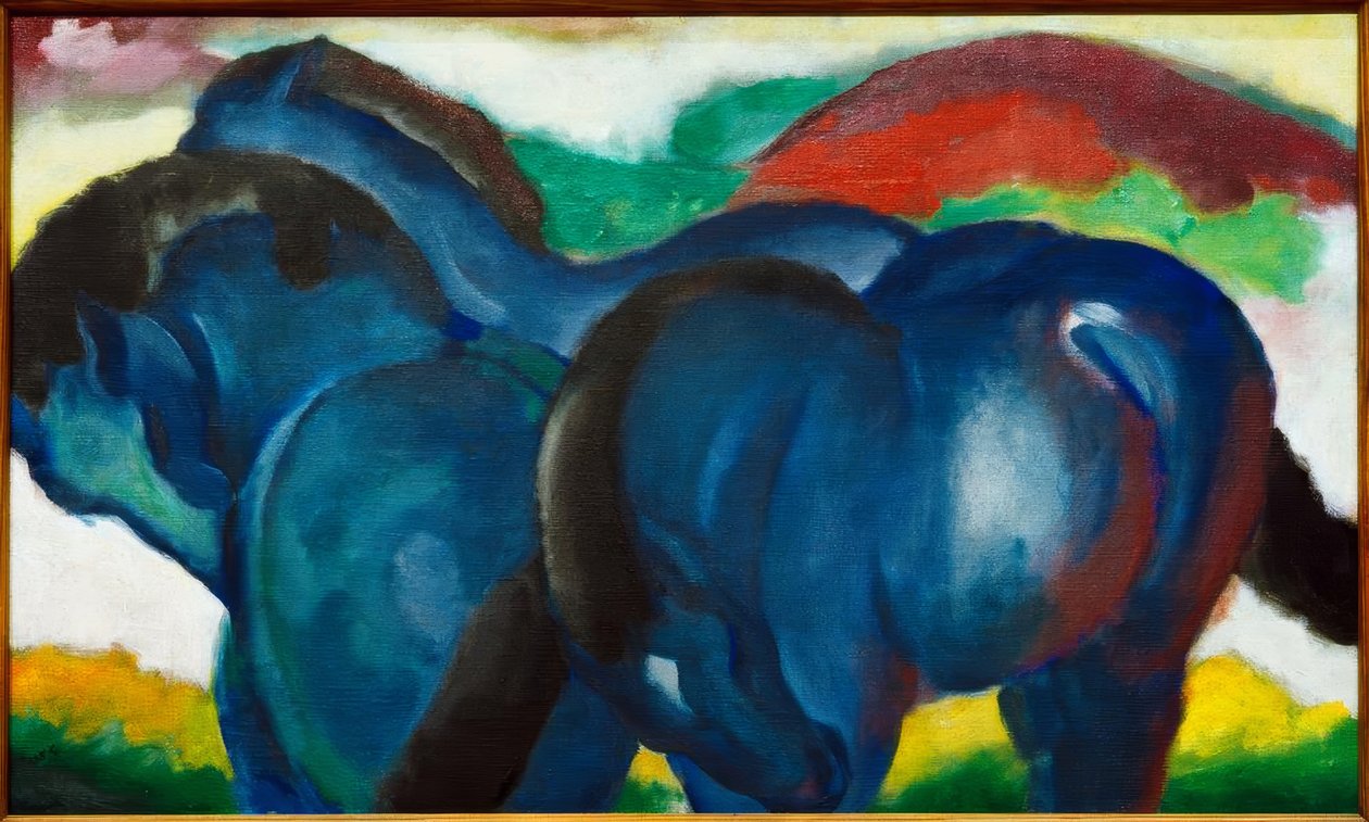 De små blå heste af Franz Marc