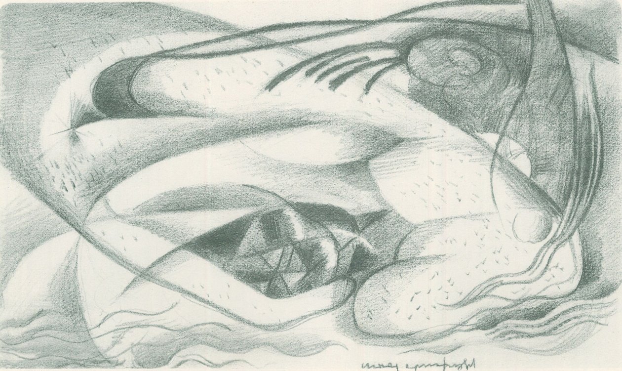 Franz Marc - Skitsebog fra marken - Blad 23 af Franz Marc