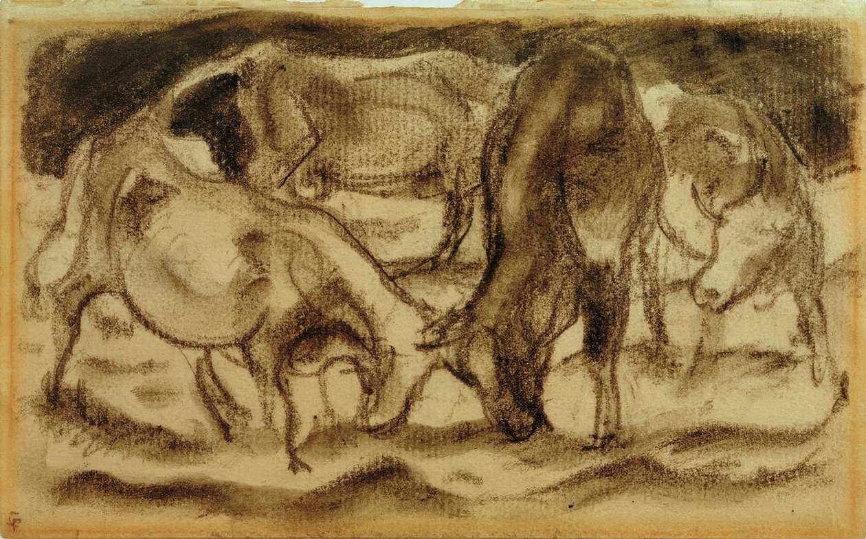 Kampkøer af Franz Marc