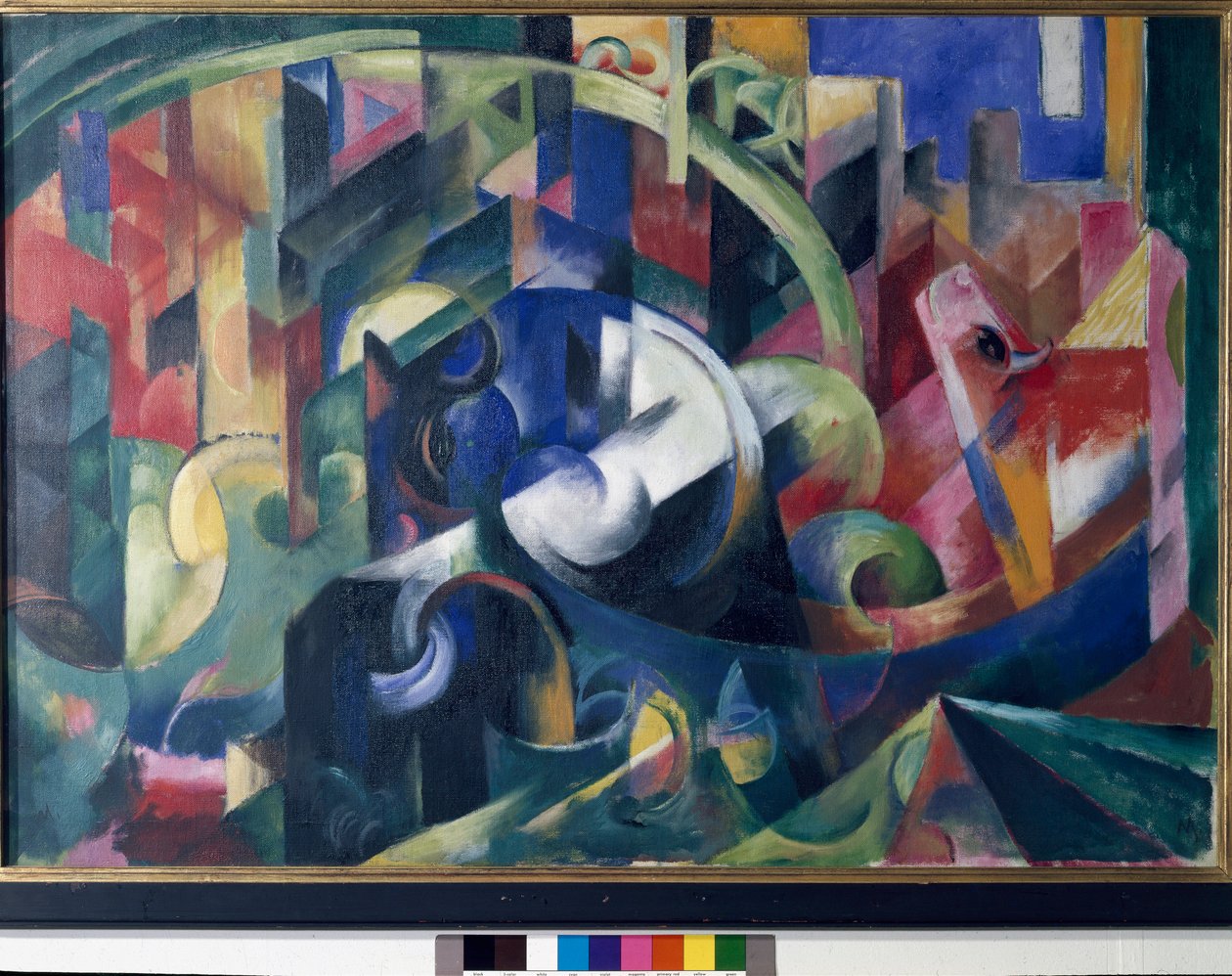Maling med okser af Franz Marc