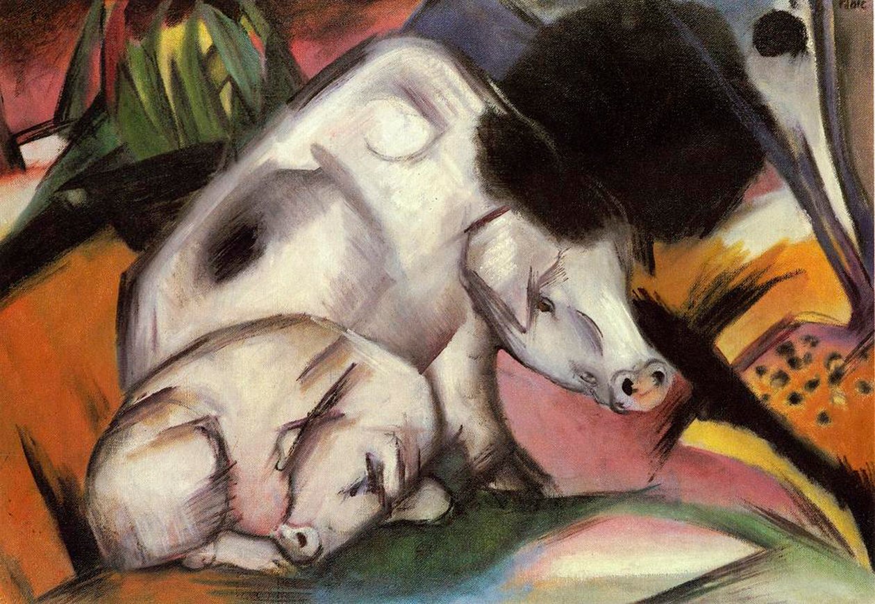 Svin af Franz Marc