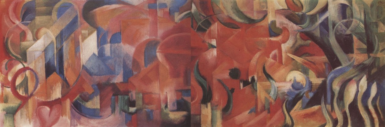 Spilleformer af Franz Marc