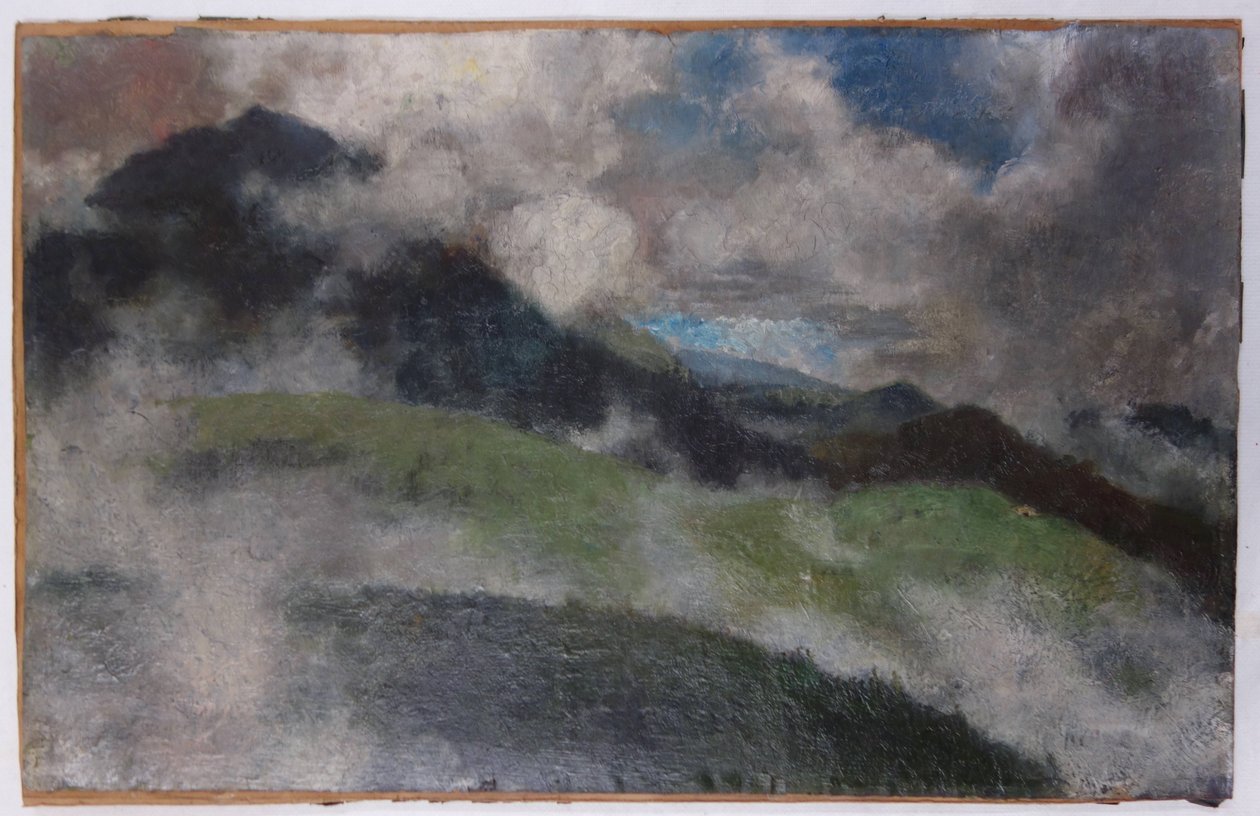 Stigende tåge af Franz Marc