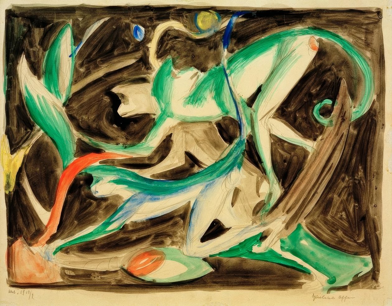Leger aber af Franz Marc