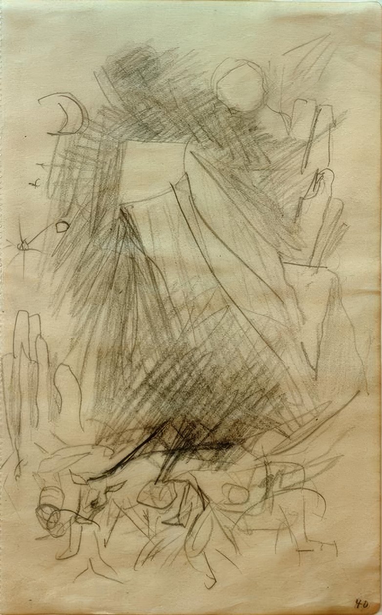 Faldende bjerg af Franz Marc