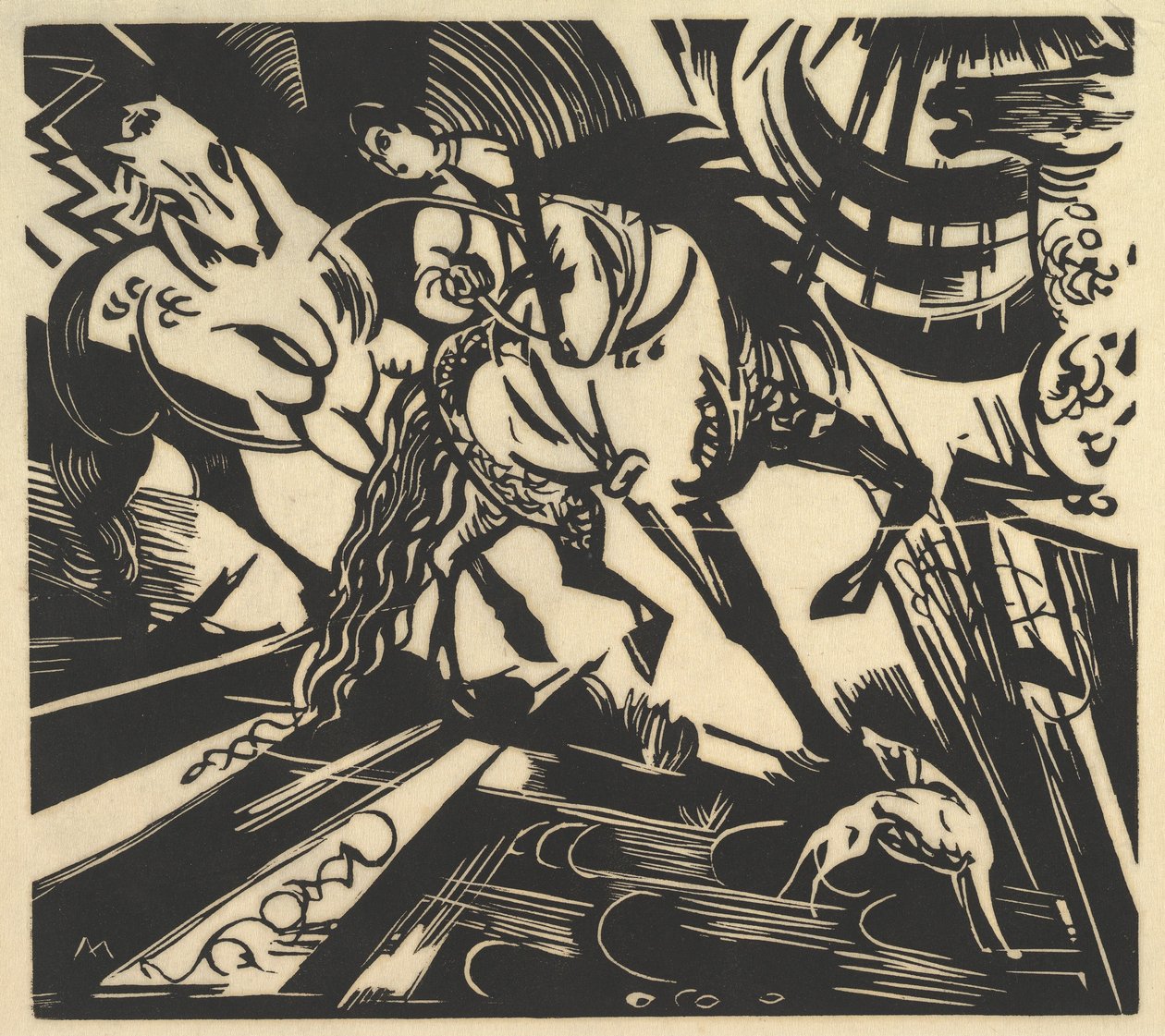 Rideskolen af Franz Marc