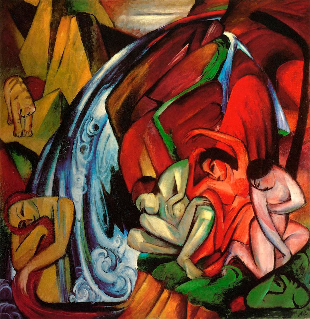 Vandfaldet af Franz Marc