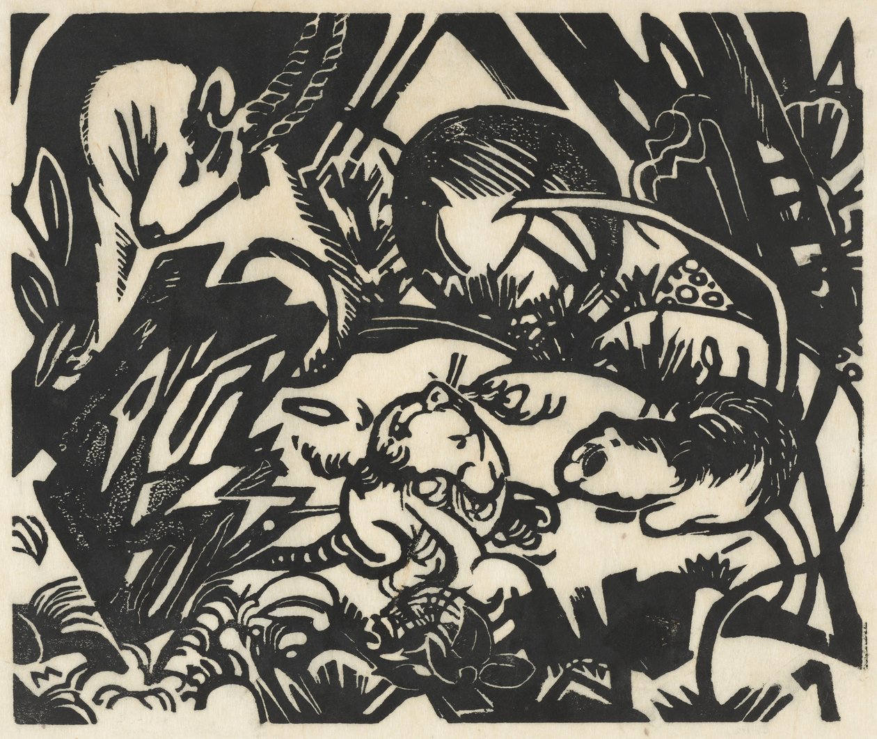 Tier Legend (Animal Legend) af Franz Marc