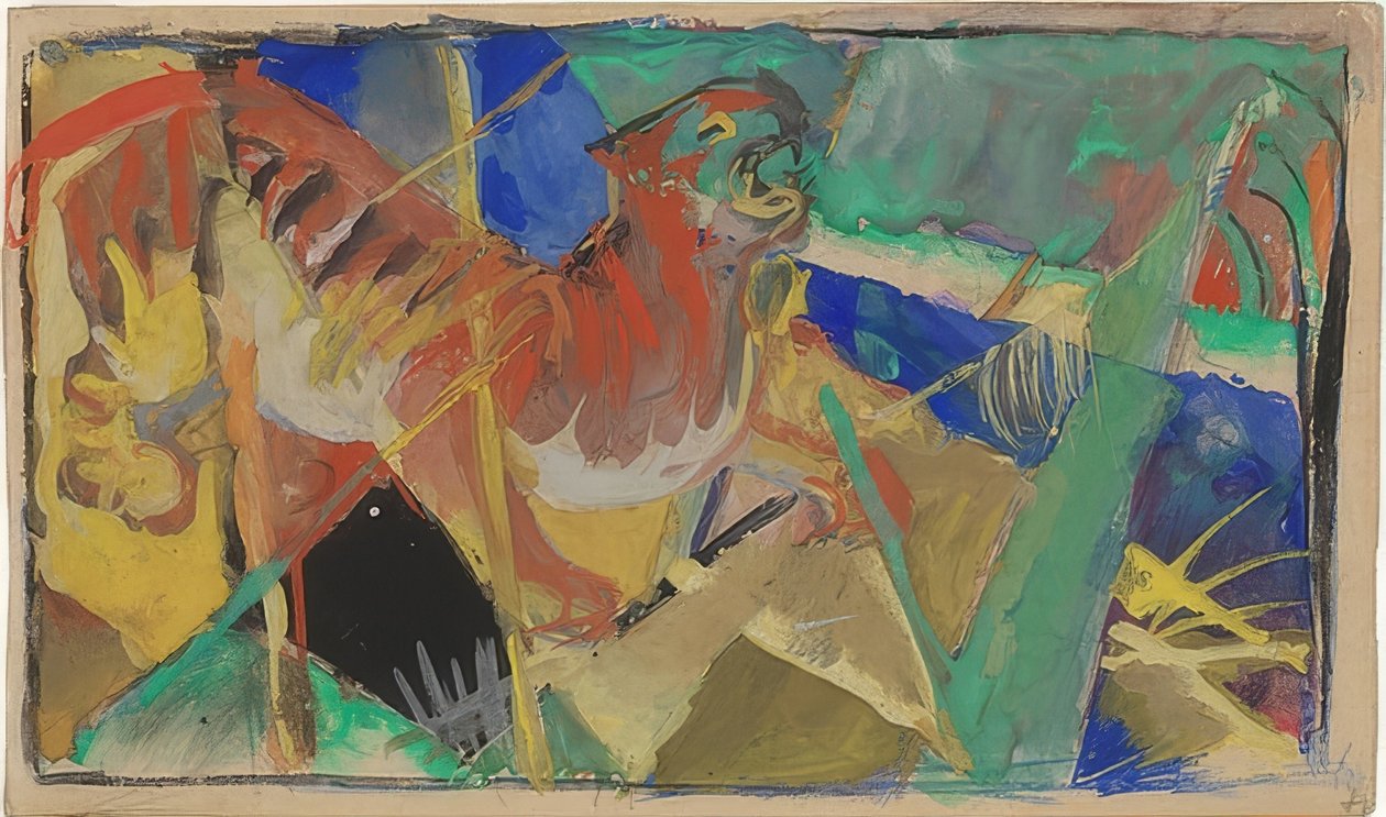 Tiger i junglen. 1912-13 af Franz Marc