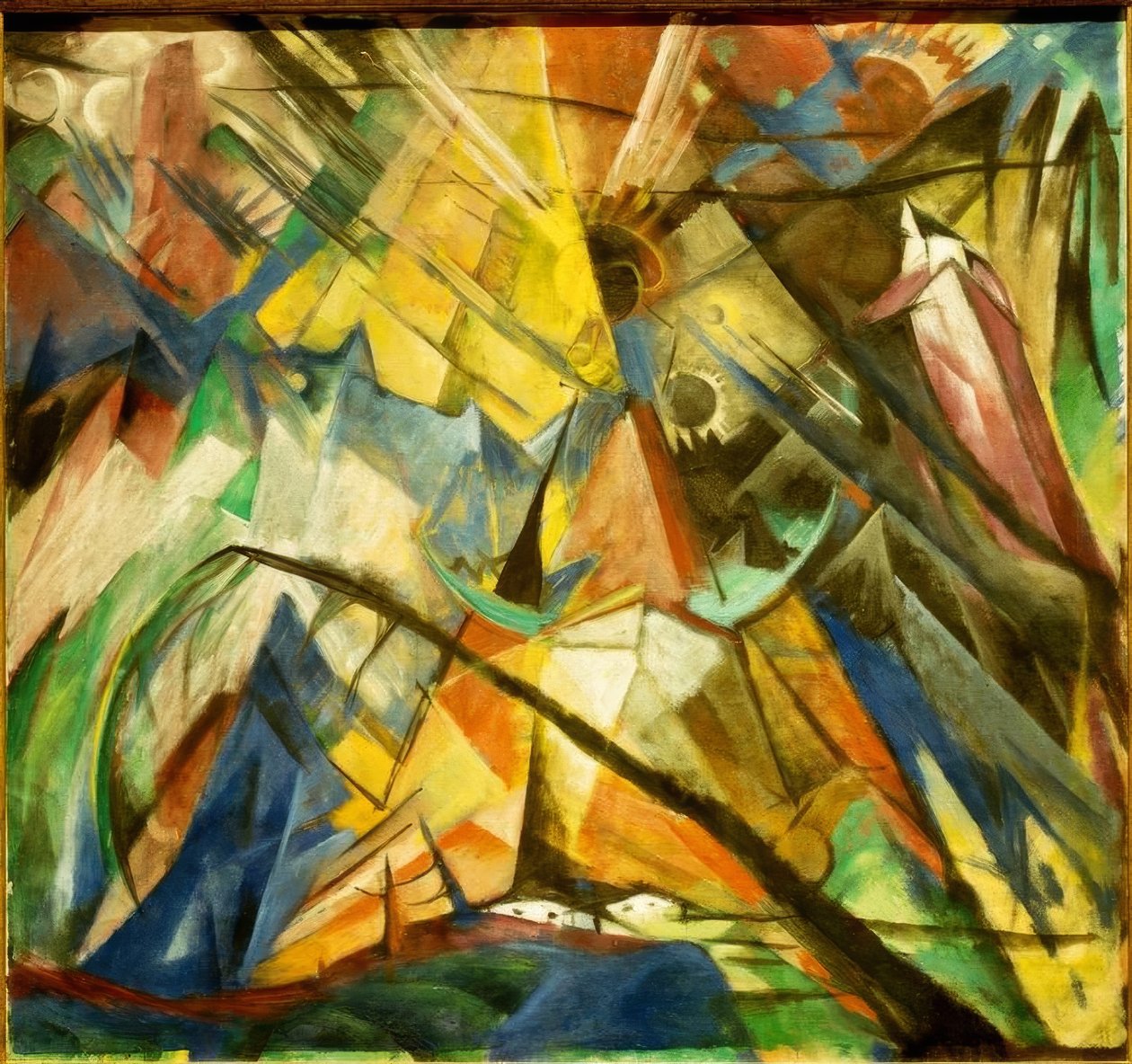 Tirol af Franz Marc