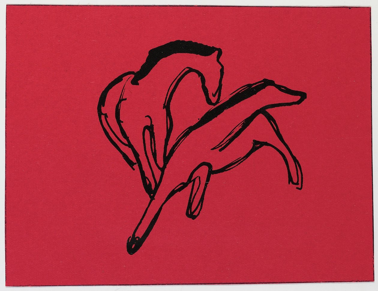 To Heste af Franz Marc