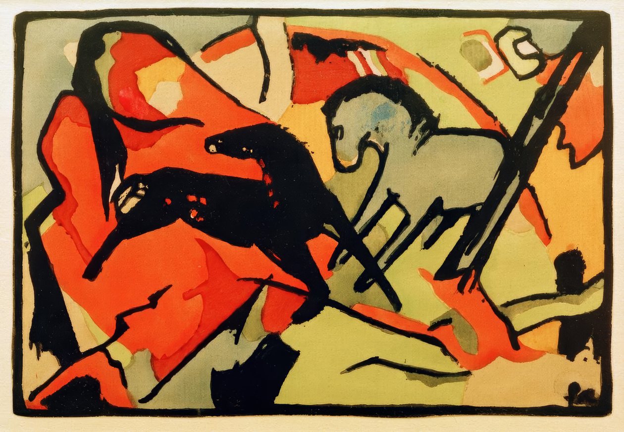To heste af Franz Marc