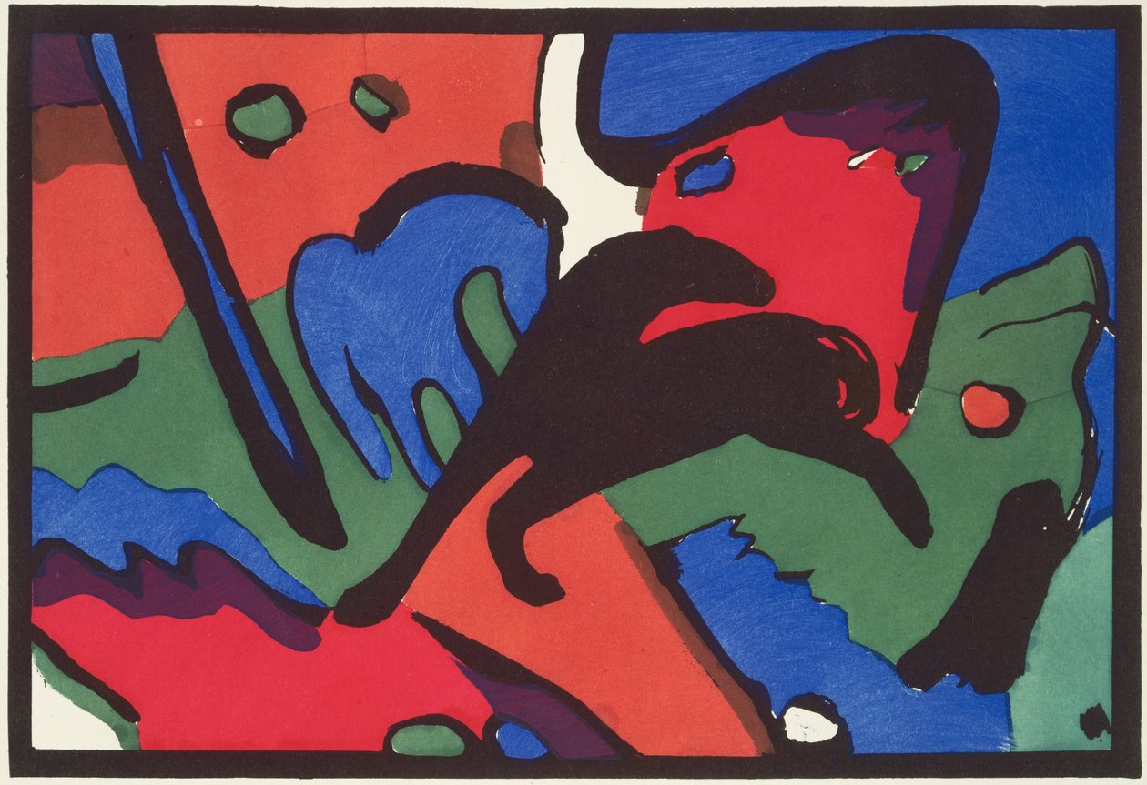 Den blå rytter af Franz Marc and Wassily Kandinsky