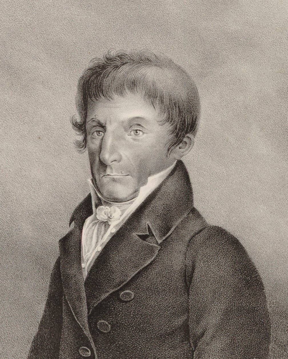 Portræt af komponisten Antonio Salieri 1750-1825, ca 1835. af Franz Oehme