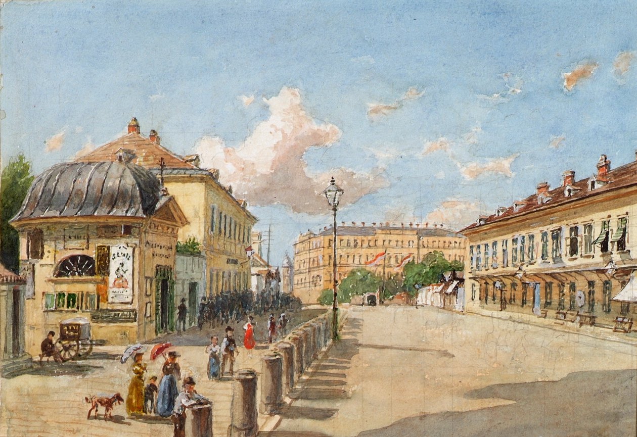 Mariahilfer-linjen i Wien af Franz Reinhold