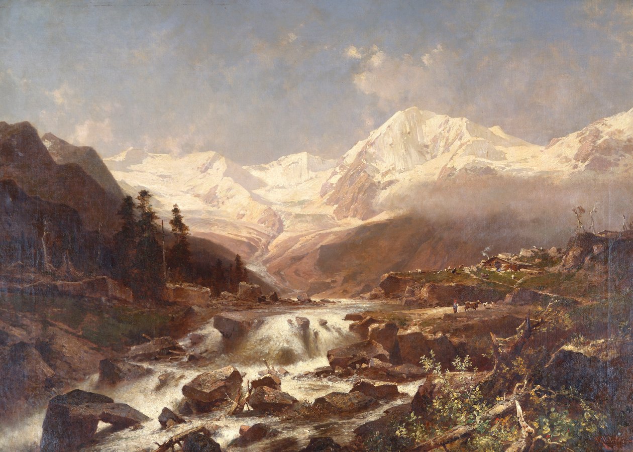 Koenigspitze-Tyrol, 1877 af Franz Richard Unterberger