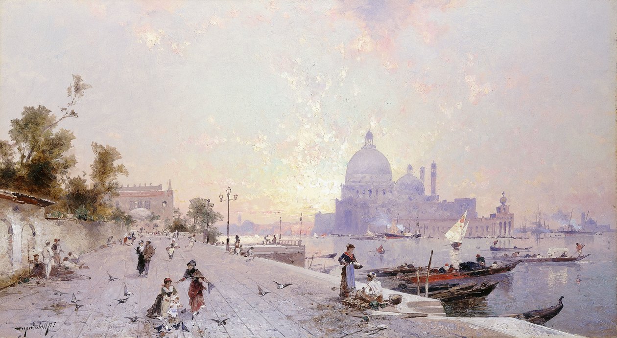 Saint Mary of Health, Venedig: Santa Maria della Salute, Venedig, af Franz Richard Unterberger