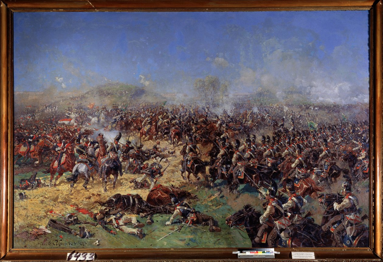Russisk felttog (1812): slaget ved Borodino (eller slaget ved Moskva), 26. august 1812 (eller 7. september 1812), tredje franske angreb (slaget ved Borodino den 26. august af Franz Roubaud