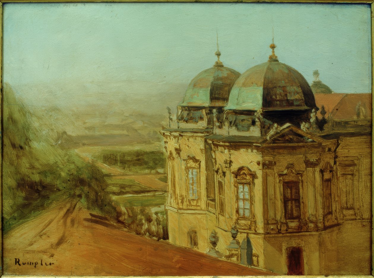Øvre Belvedere i Wien af Franz Rumpler