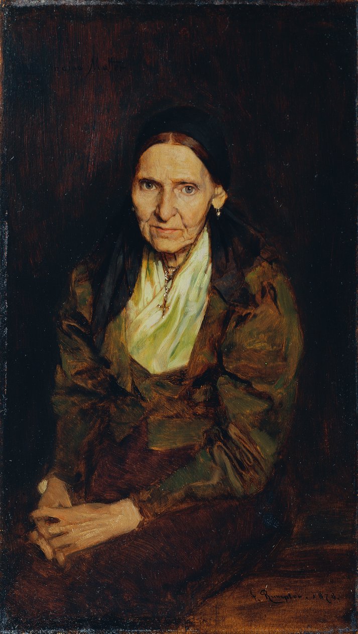 Kunstnerens mor af Franz Rumpler