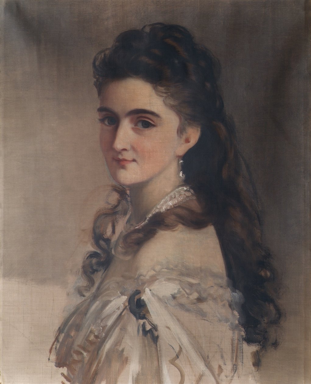 Sidonie Schrotzberg, født Stohl, kunstnerens anden hustru af Franz Schrotzberg