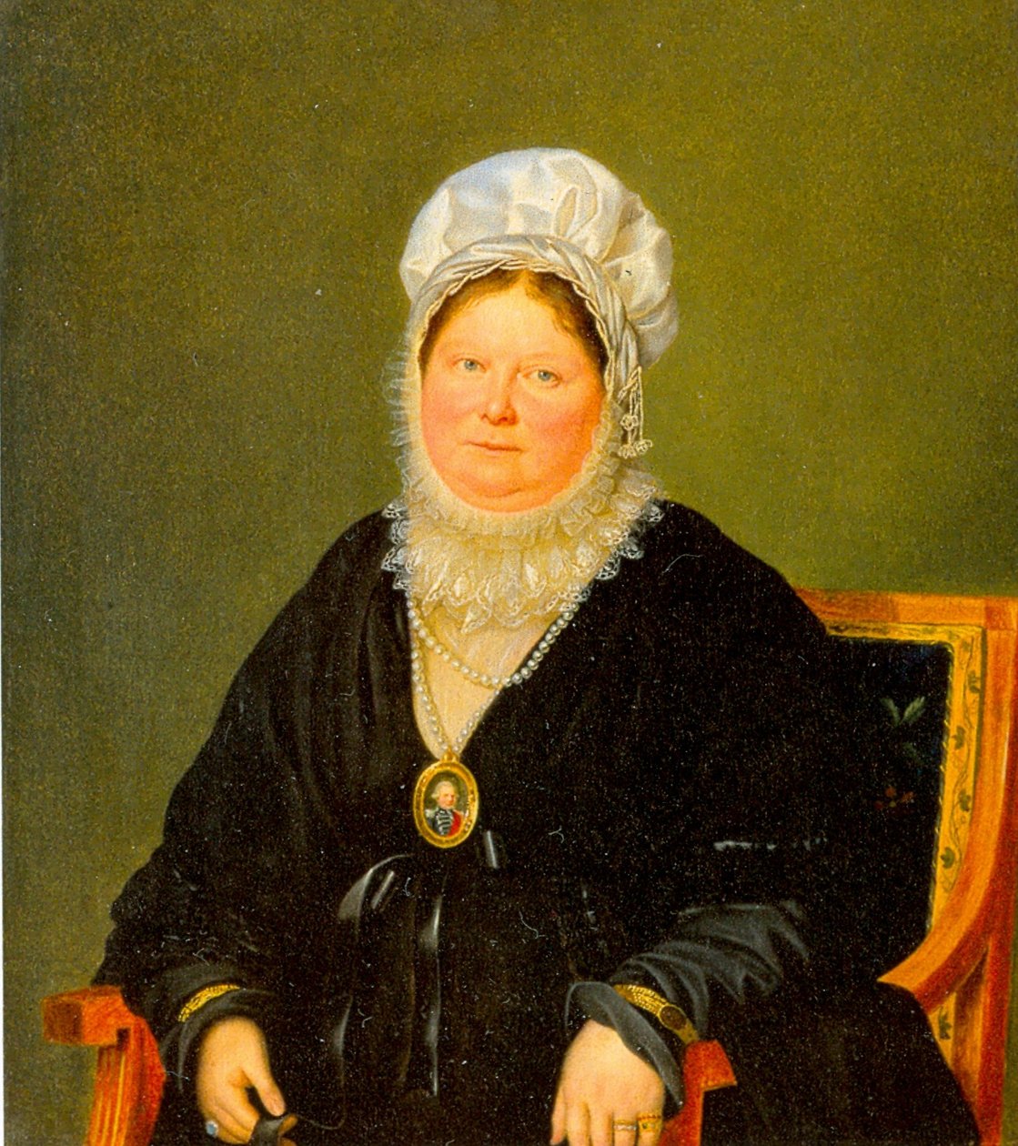 Franz S Stirnbrand - Dronning Charlotte Mathilde (1827, KGdHW199) af Franz Seraph Stirnbrand