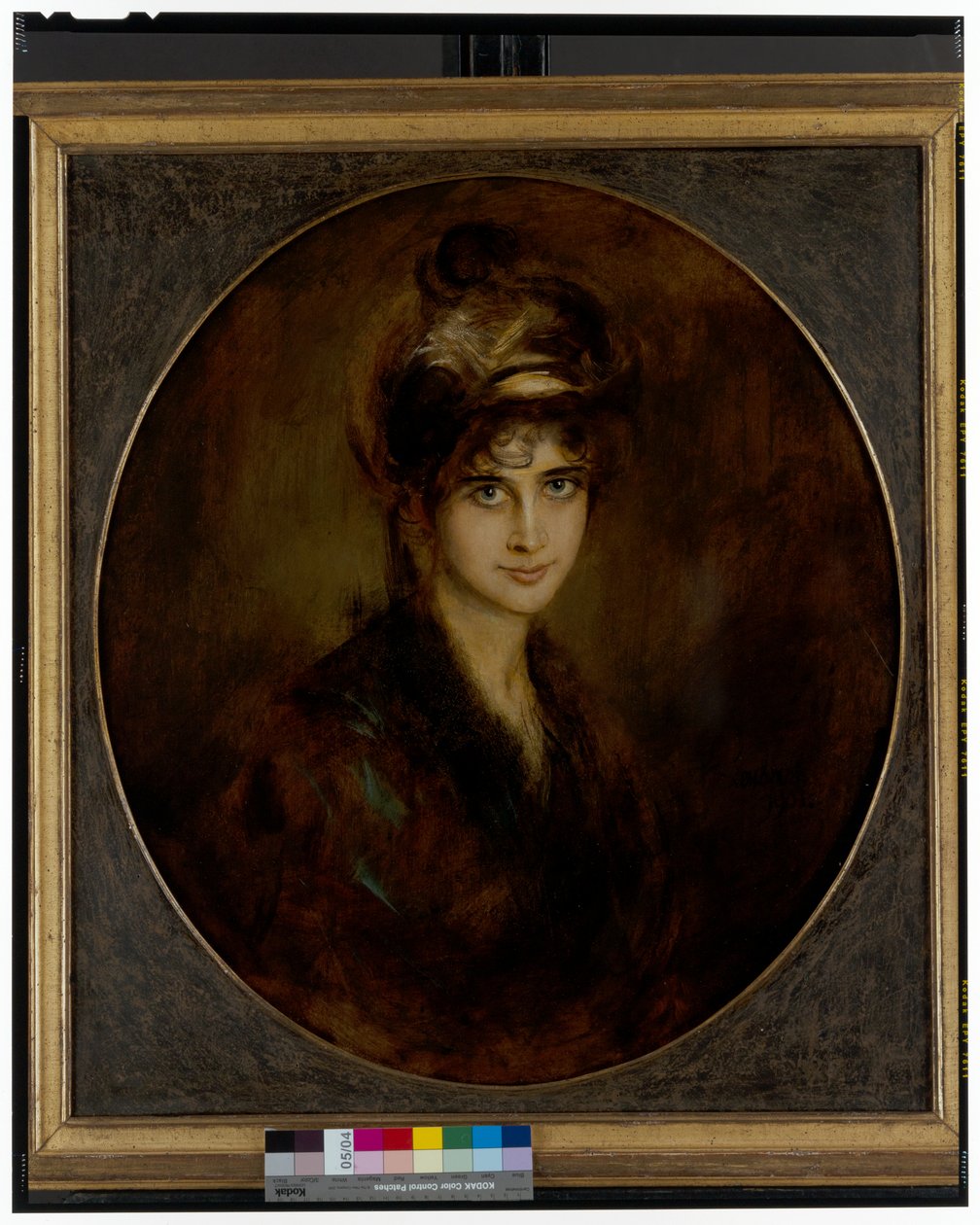 Portræt af en prinsesse Aldobrandini af Franz Seraph von Lenbach