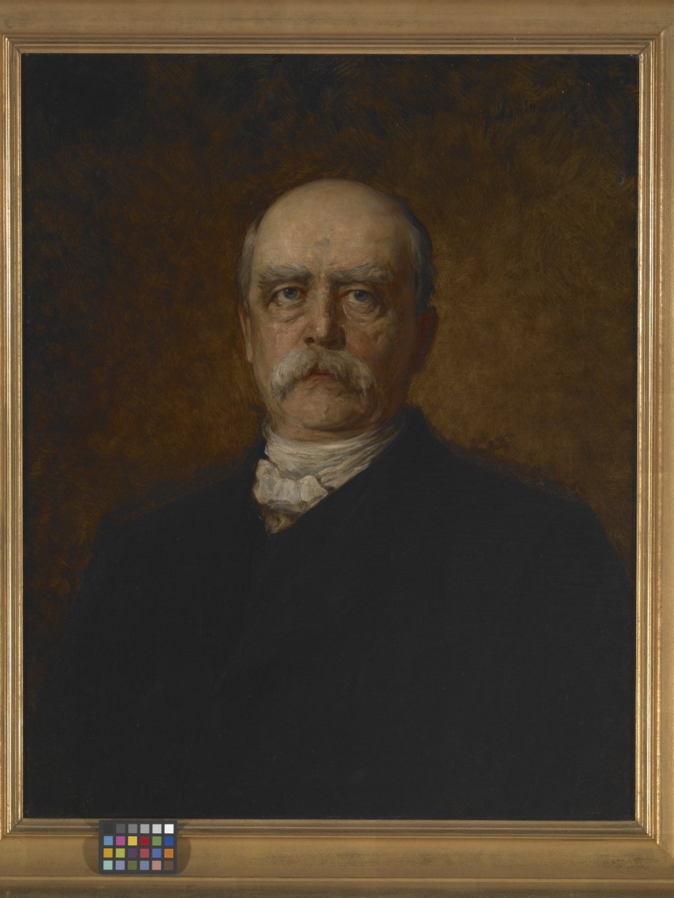 Portræt af Otto Eduard Leopold Von Bismarck (olie på lærred) af Franz Seraph von Lenbach