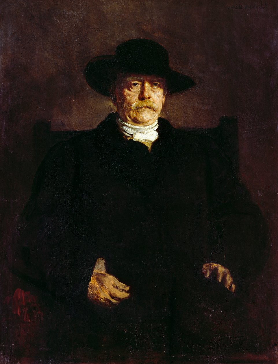 Portræt af prins Otto von Bismarck (Schonhausen af Franz Seraph von Lenbach