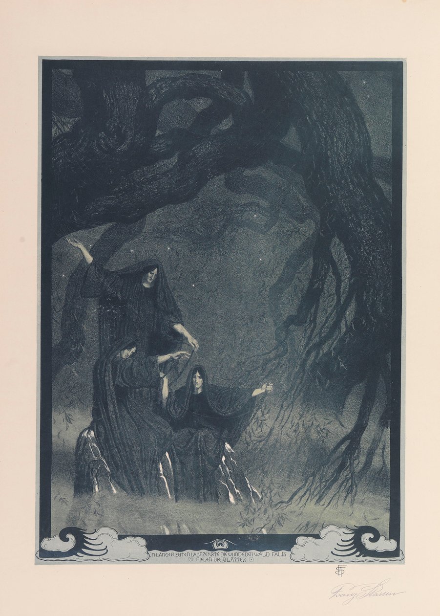 Nibelungens Ring, 1914. af Franz Stassen