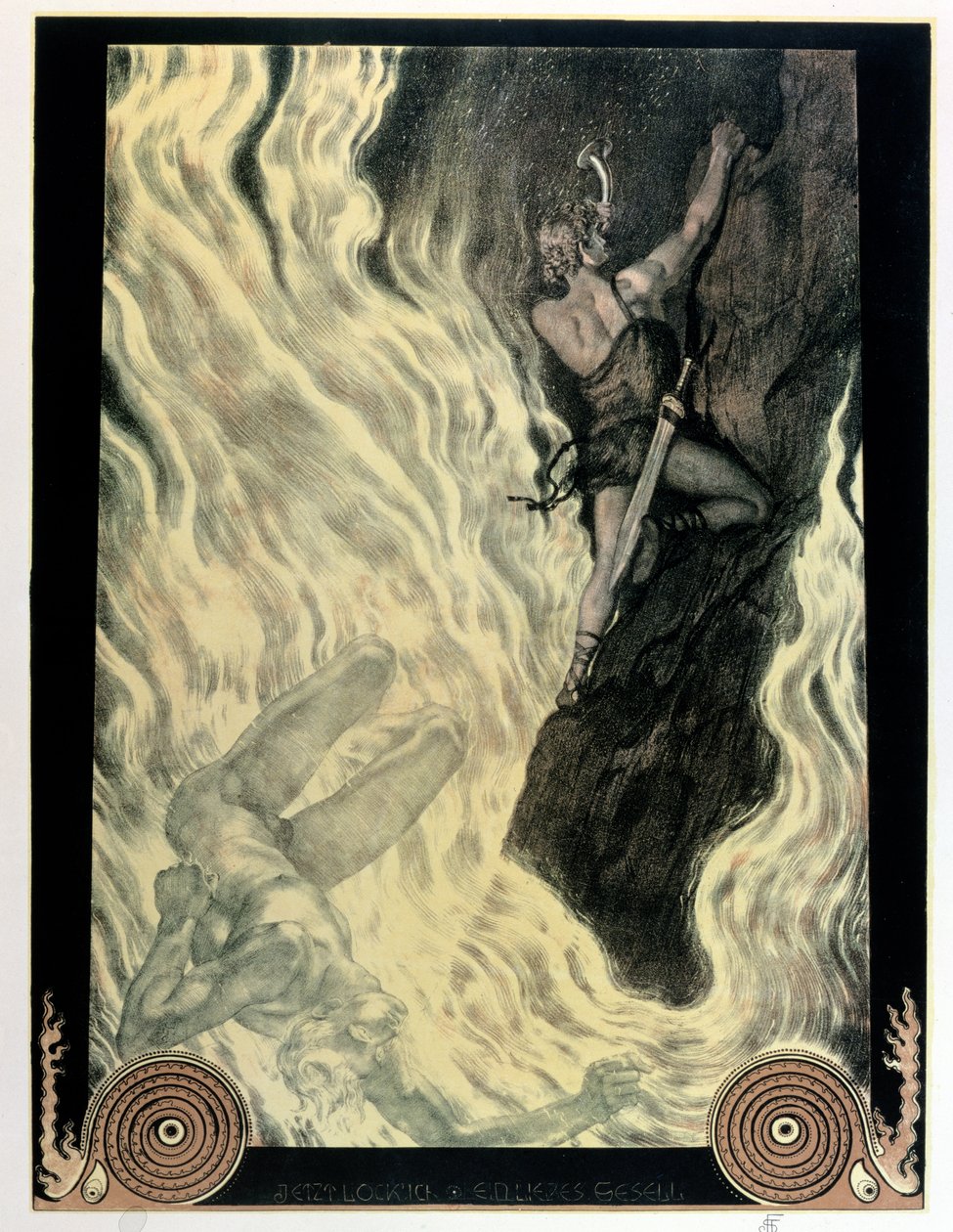 Siegfried og Locke, illustration til 