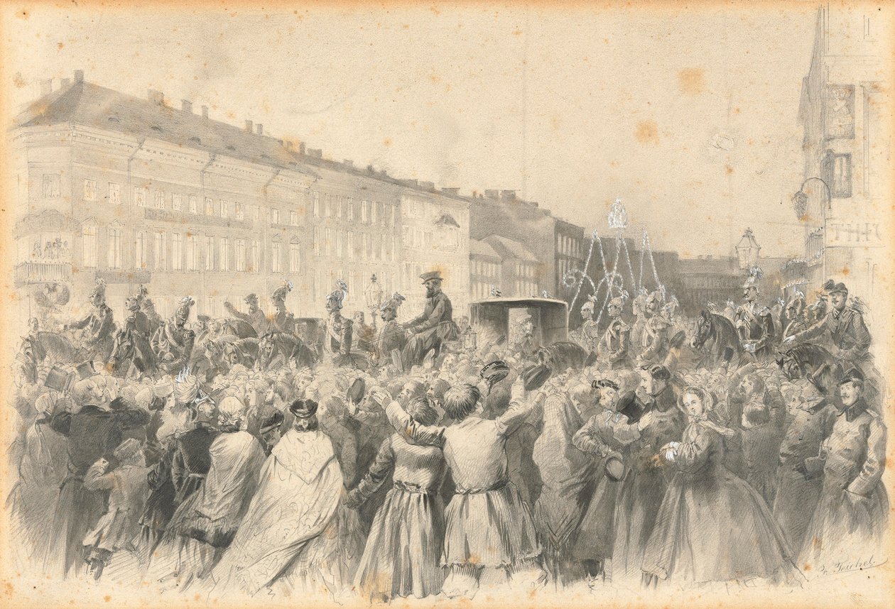 Optog af Alexander II, 1862. af Franz Teichel