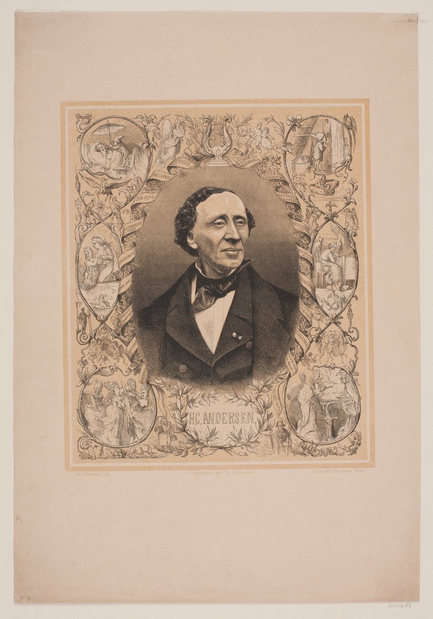 H. C. Andersen af Franz Wilhelm Obermann