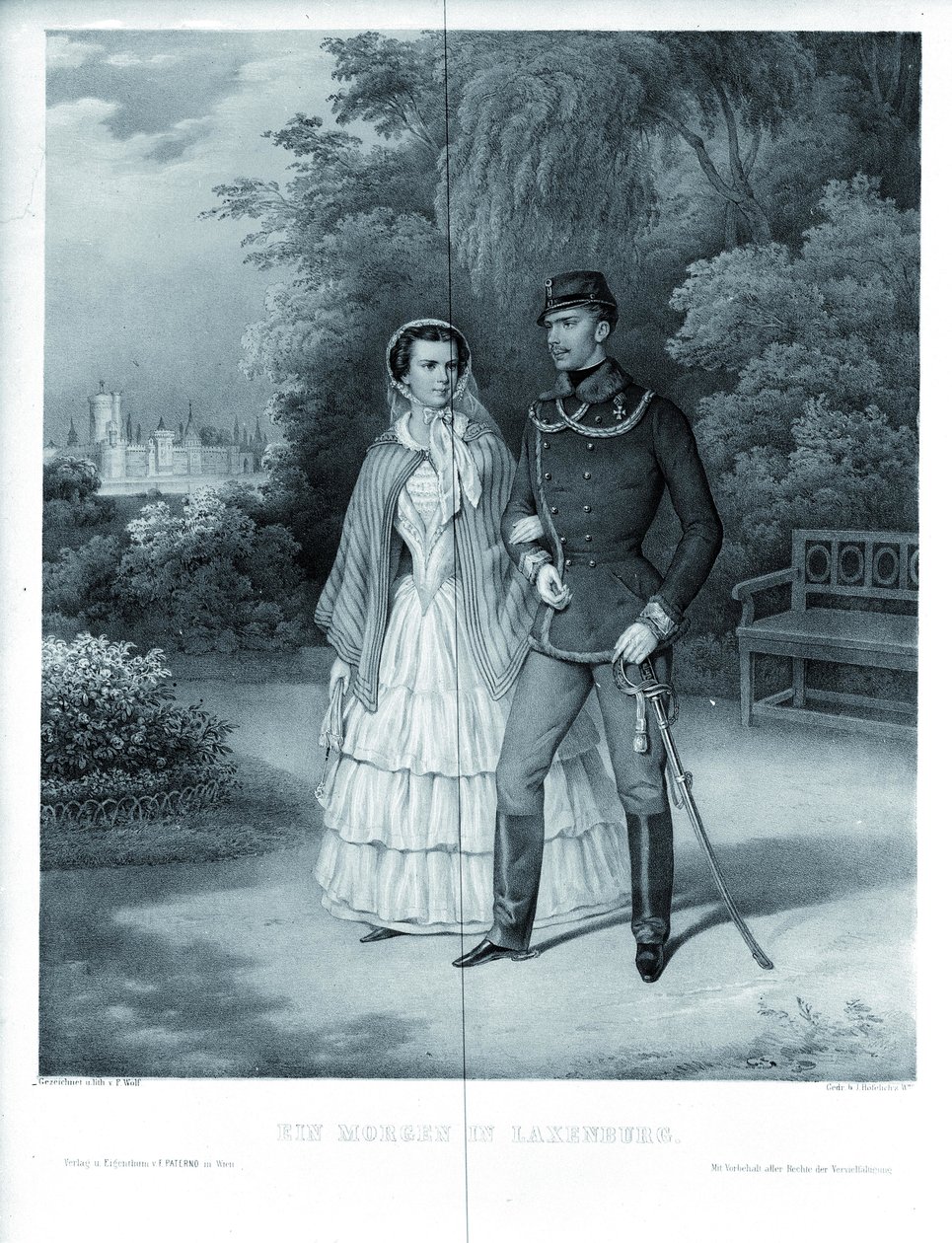 Kejser af Østrig Franz Joseph I af Franz Wolf