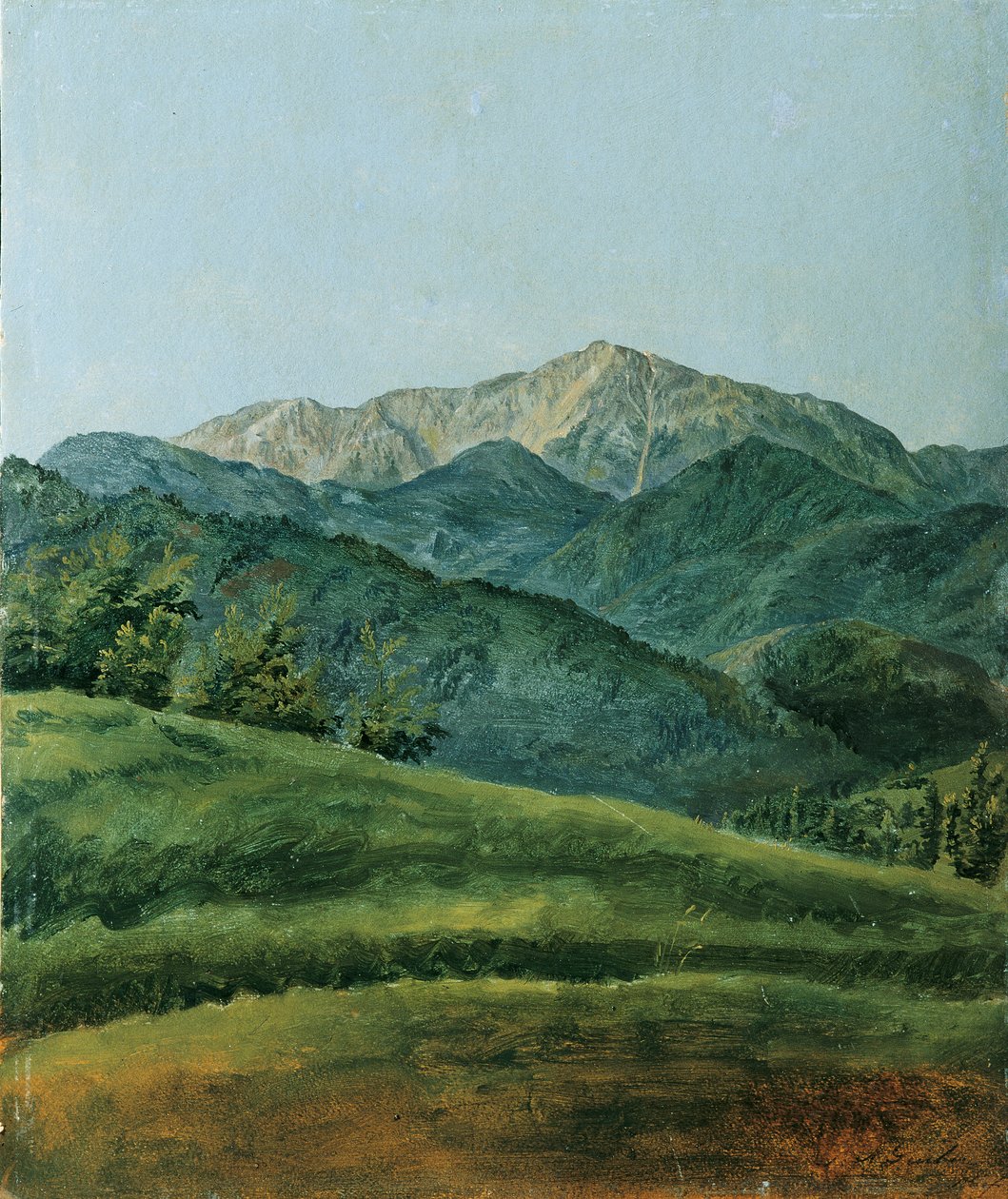 Snebjerget af Franz Xaver Gruber