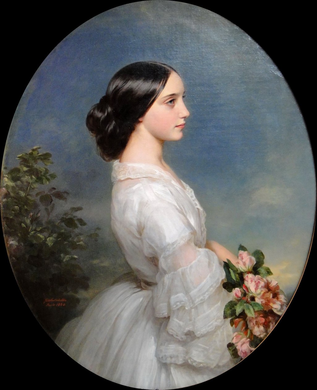 Carmen Aguado, hertuginde af Montmorency, 1860. af Franz Xaver Winterhalter