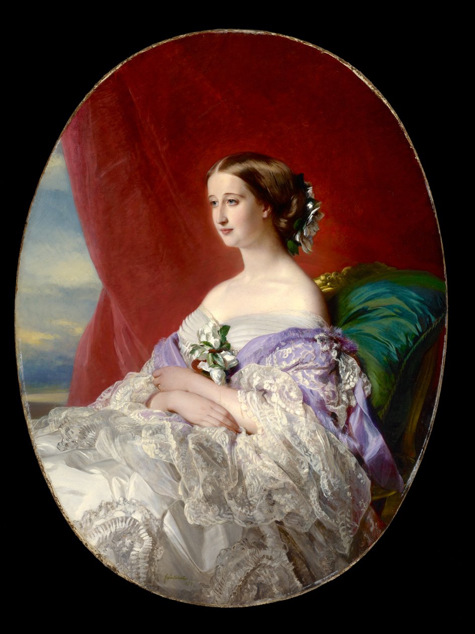 Kejserinde Eug?nie, 1854 af Franz Xaver Winterhalter