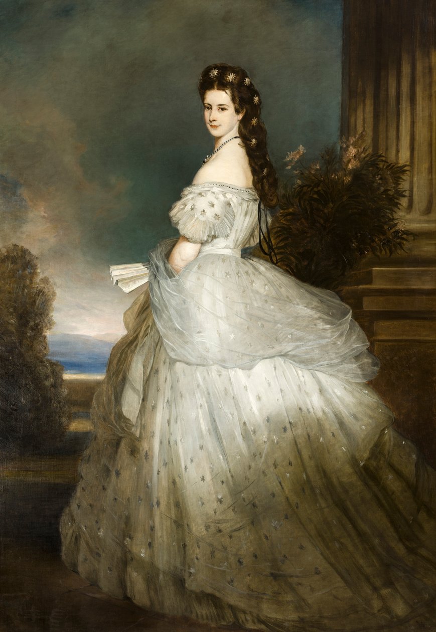Tysk: Kejserinde Elisabeth Kejserinde Elisabeth af Franz Xaver Winterhalter