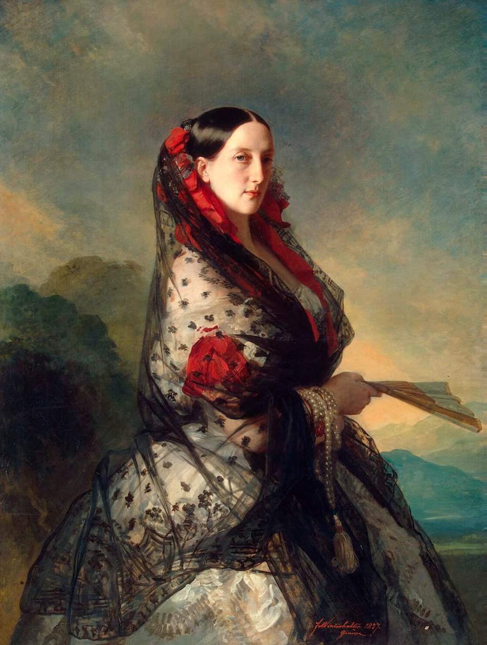 Storhertuginde Maria Nikolaevna af Rusland, 1857 af Franz Xaver Winterhalter