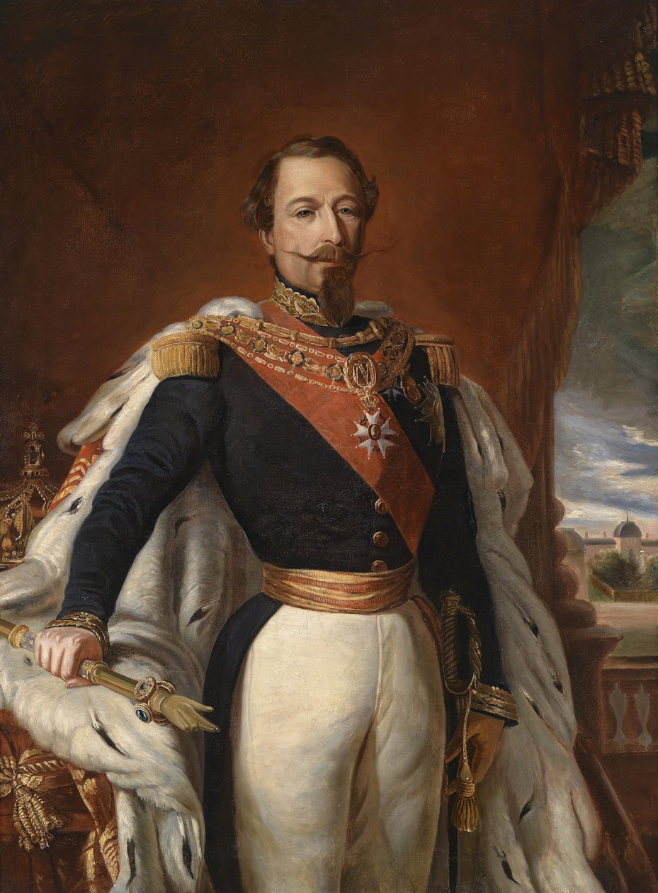 Portrait of Emperor Napoleon III of France 1808-1873.dani af Franz Xaver Winterhalter