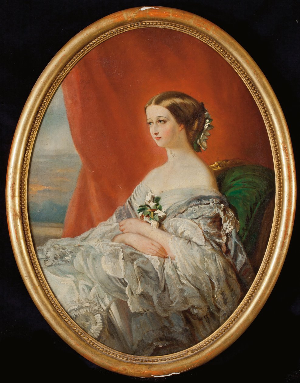 Portræt af kejserinde Eugénie af Franz Xaver Winterhalter