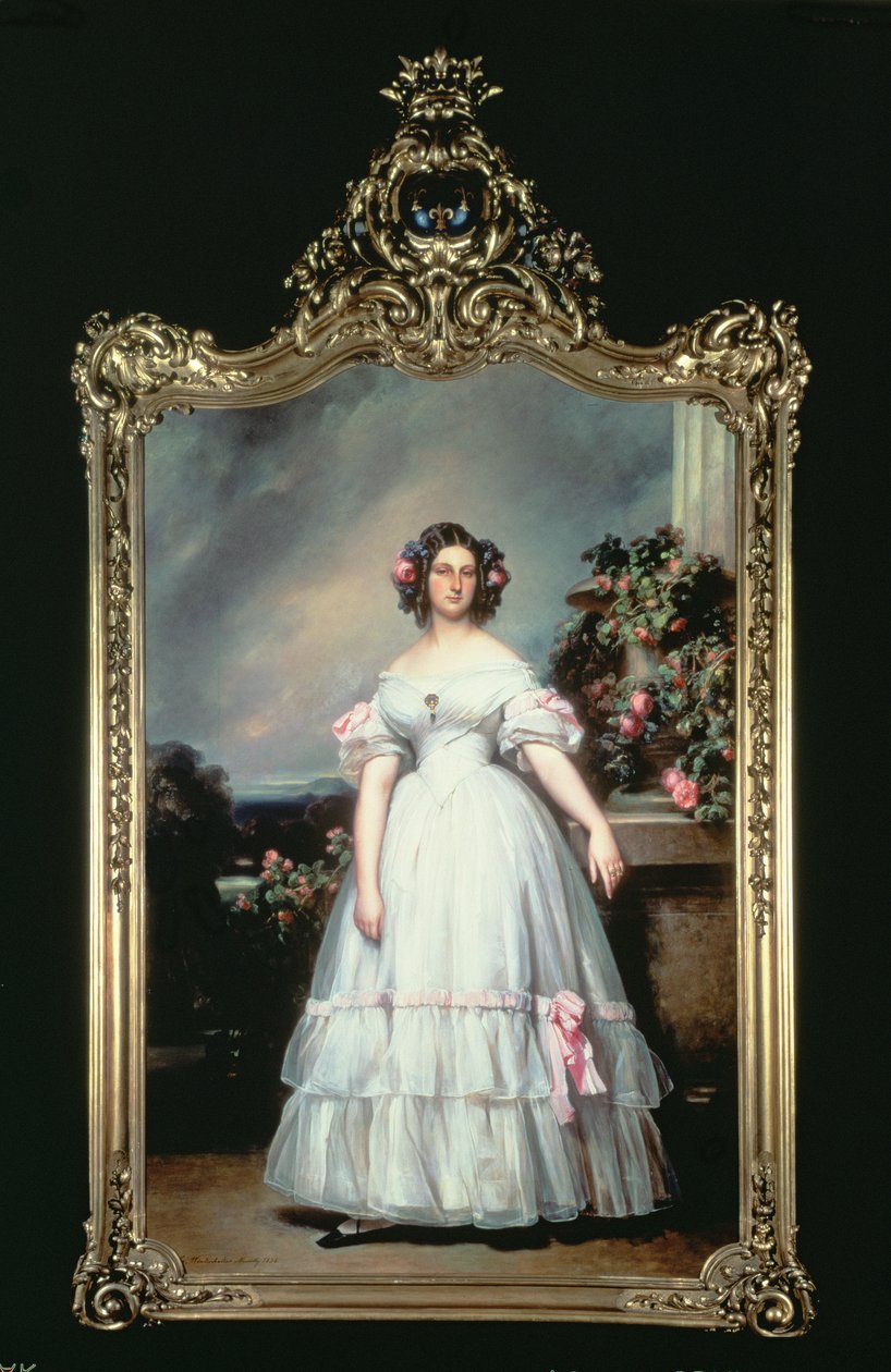 Portræt af HKH Prinsesse Marie Clementine af Orleans, 1832 af Franz Xaver Winterhalter