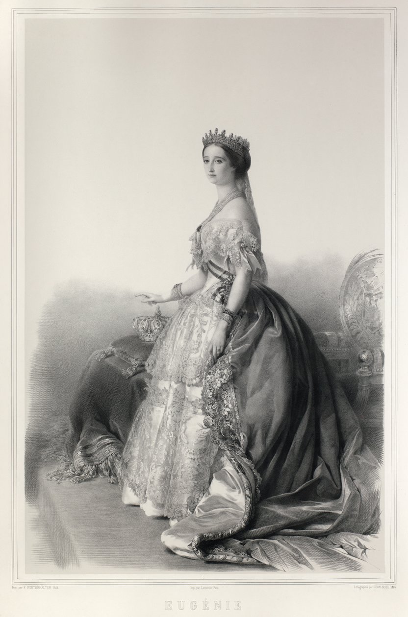 Portræt af Imperatrice Eugenie af Franz Xaver Winterhalter