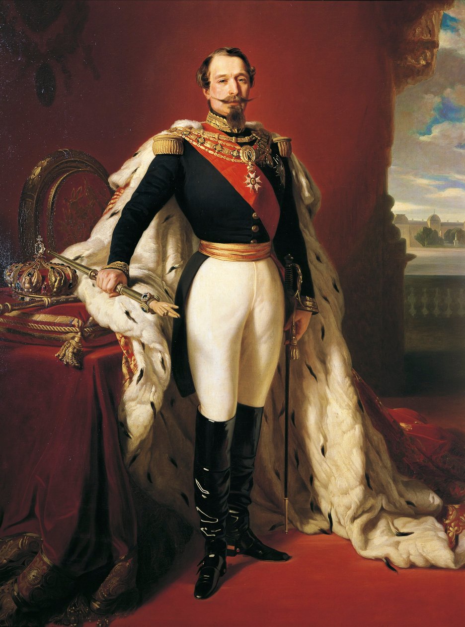 Portræt af Napoleon III (Louis Napoleon Bonaparte), ca. 1852 (olie på lærred) af Franz Xaver Winterhalter