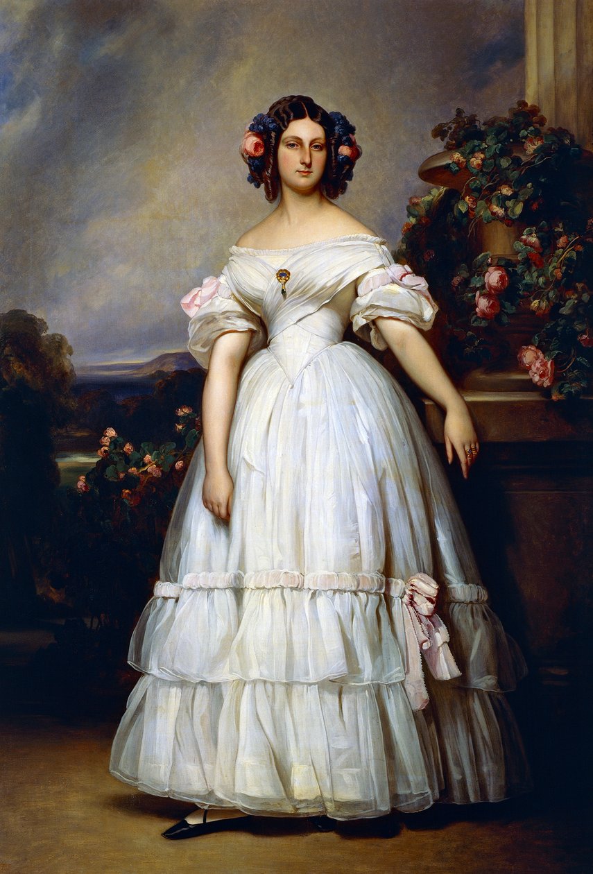 Portræt af prinsesse Clementine af Orleans (Neuilly-sur-Seine af Franz Xaver Winterhalter