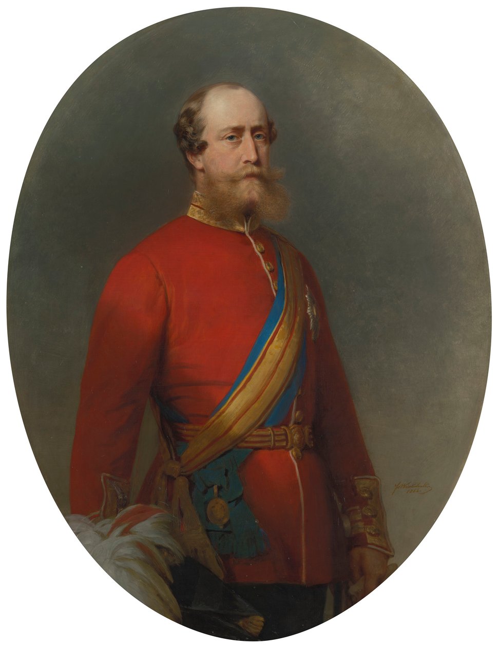Prins Christian af Slesvig-Holsten (1831-1917) af Franz Xaver Winterhalter