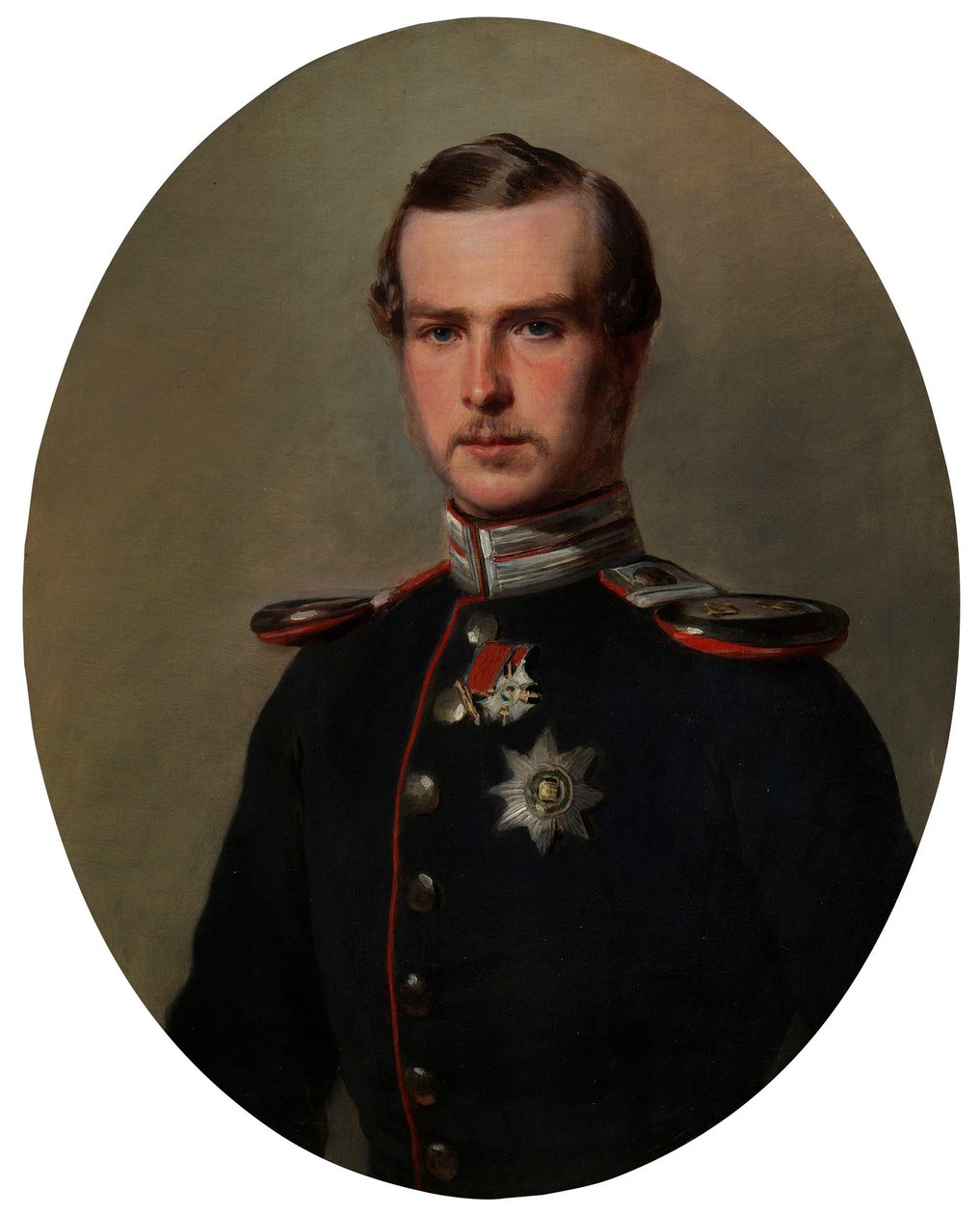 Prins Louis af Hessen, senere storhertug Louis IV af Hessen (1837-1892) af Franz Xaver Winterhalter