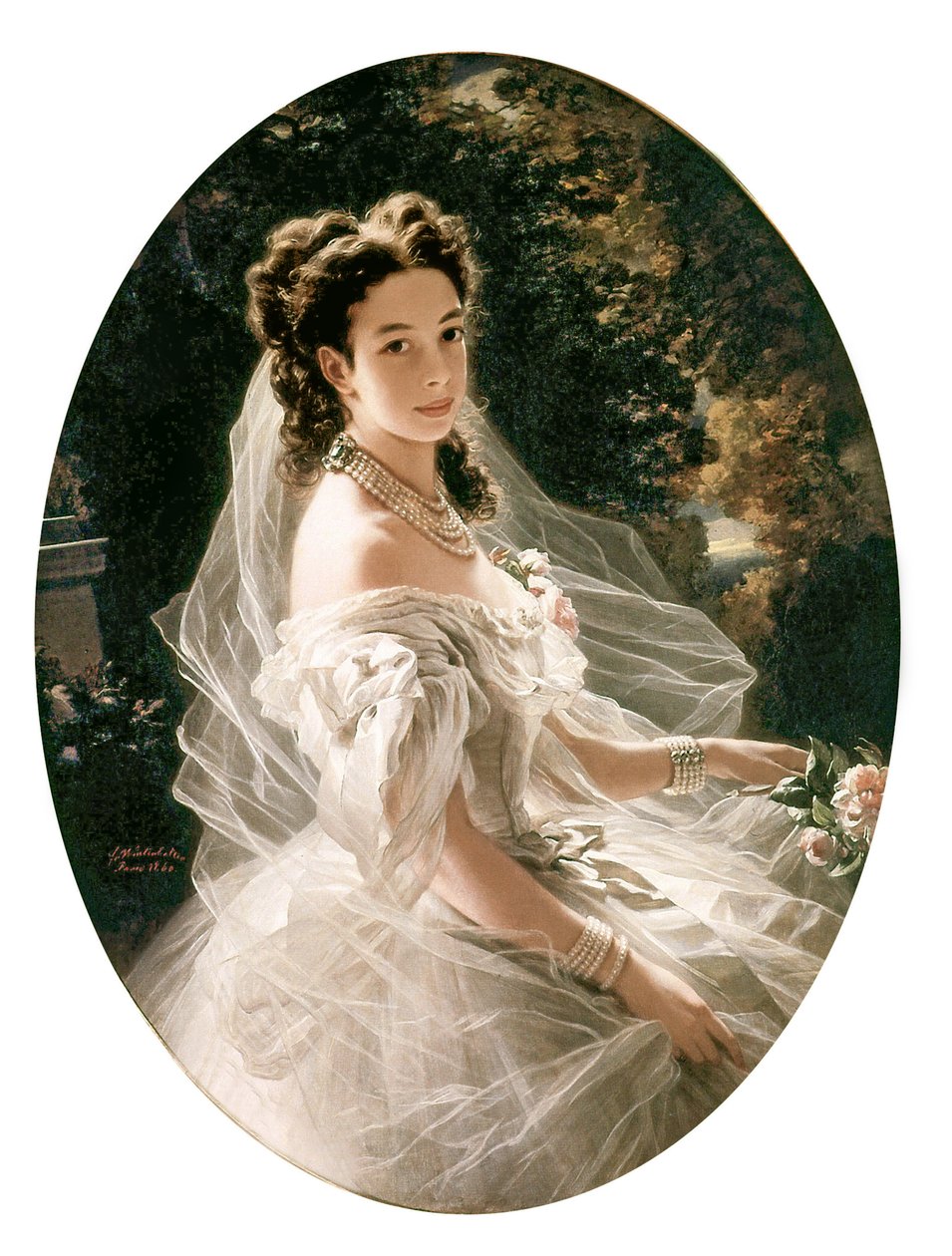 Prinsesse Pauline af Metternich, 1860 af Franz Xaver Winterhalter