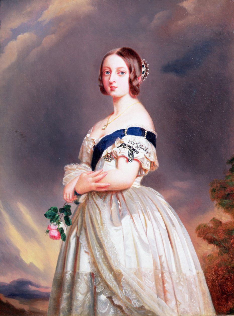 Dronning Victoria (1819-1901) 1842 af Franz Xaver Winterhalter
