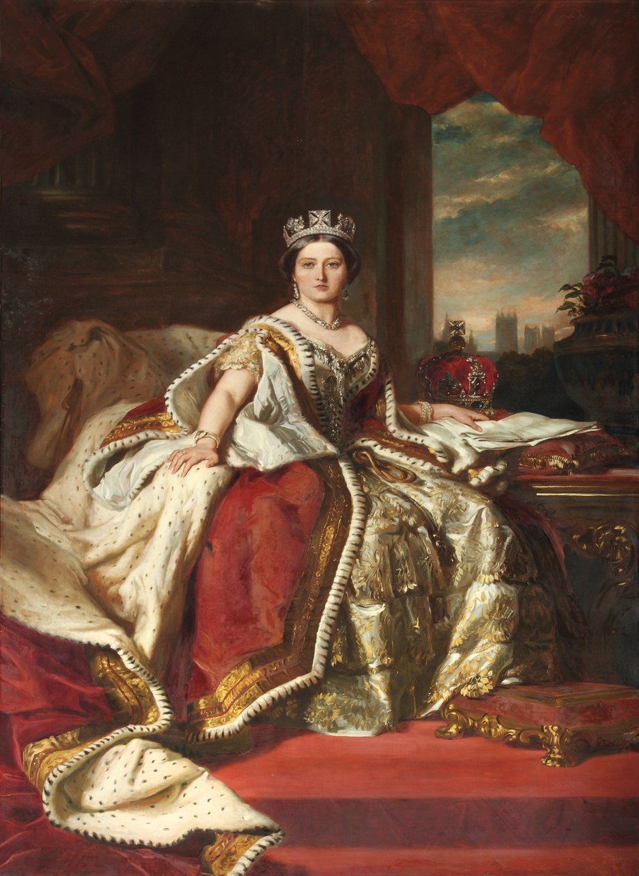 Dronning Victoria, kopieret af John Hanson Walker RA, 1879 af Franz Xaver Winterhalter